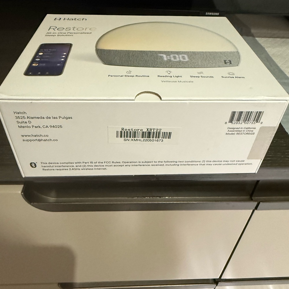 Hatch restore alarm clock